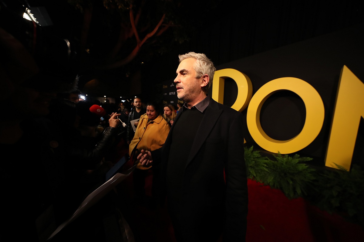 Alfonso Cuaron en la premier de "Roma" en Cineteca Nacional/