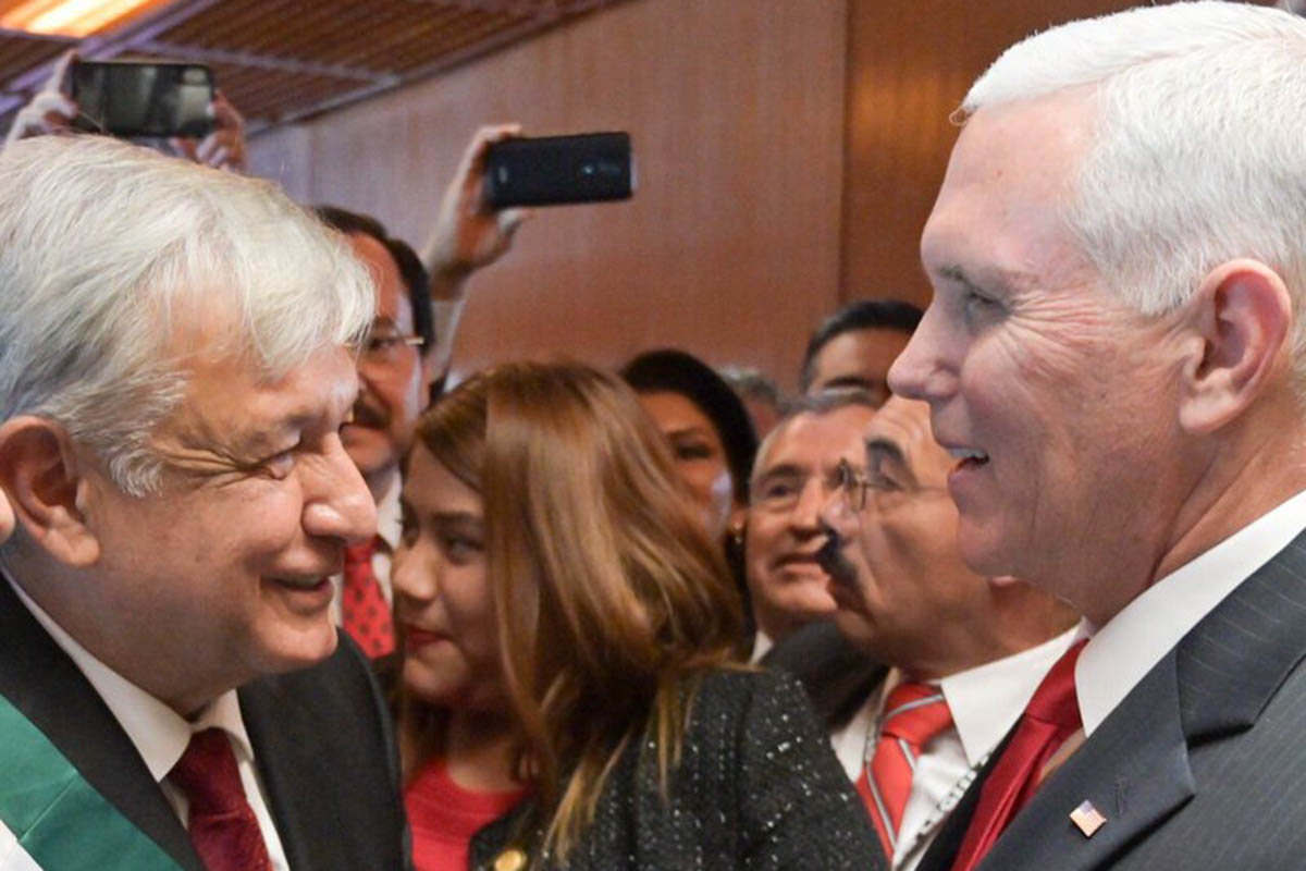 Donald Trump, Pence, AMLO, López Obrador,