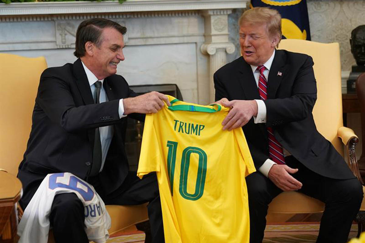 Donald Trump, Jair Bolsonaro, elección 2020, Estados Unidos, Brasil,