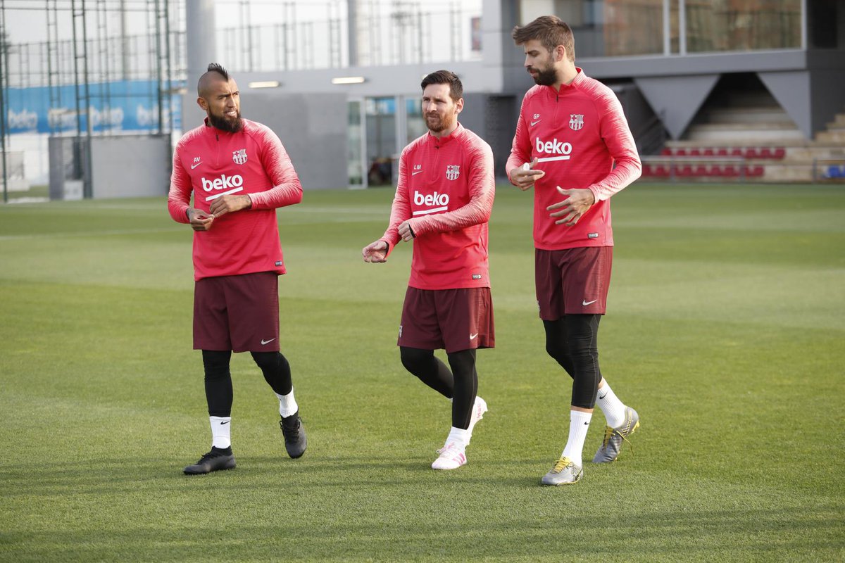 Messi, firme en el Barcelona. Foto: Twitter Barcelona