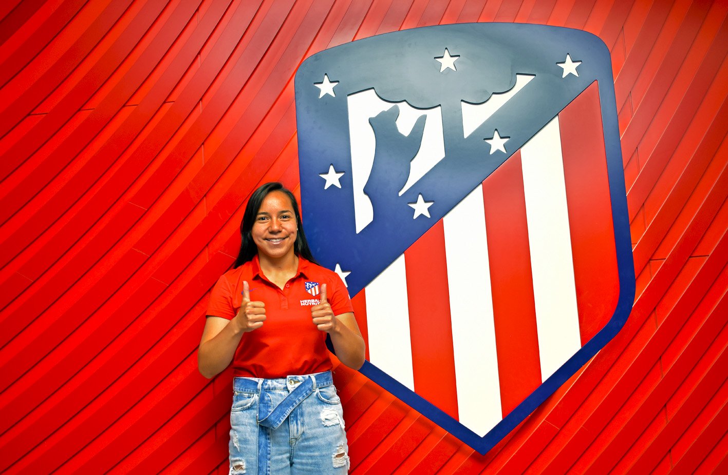 Charlyn Corral llega al Atlético de Madrid. Foto: Twitter