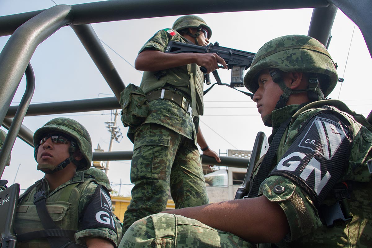 Iztapalapa, Guardia Nacional, militares