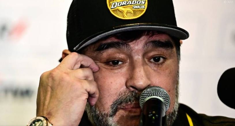 Maradona exige justicia. Foto. Twitter