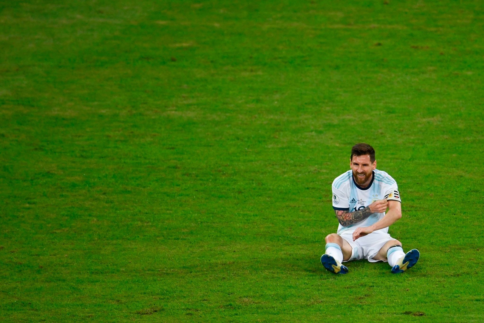 Messi arremetió contra la Conmebol. Foto: Twitter