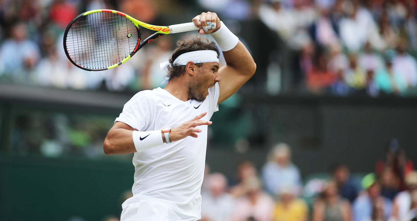 Rafael Nadal sigue imparable en Wimbledon. Foto: Twitter