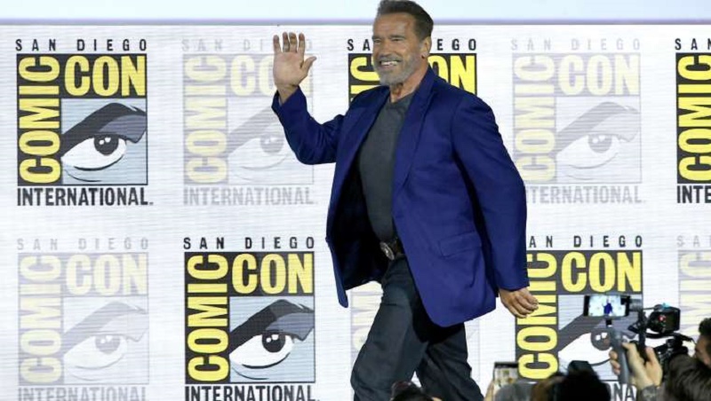 Arnold Schwarzenegger en la Comic-Con 2019