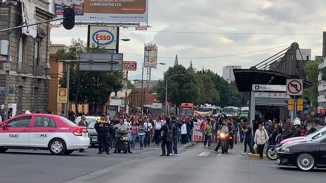 transportistas, CDMX, manifestación