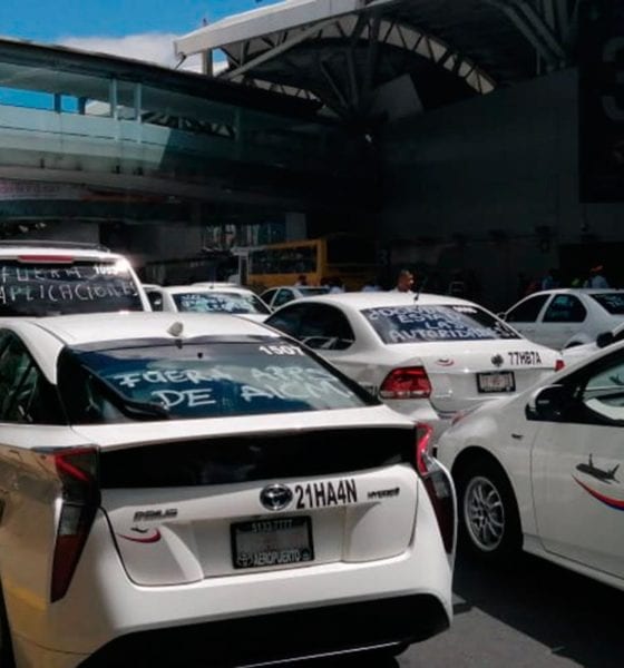 Los taxistas amenazan con volver a movilizarse. Foto: Cuartoscuro
