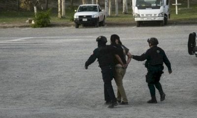 Aficionados protagonizan pelea. Foto: Twitter