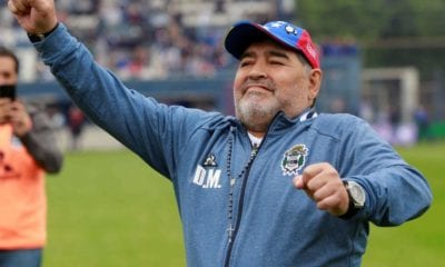 Maradona en perfecto estado de salud. Foto: Twitter