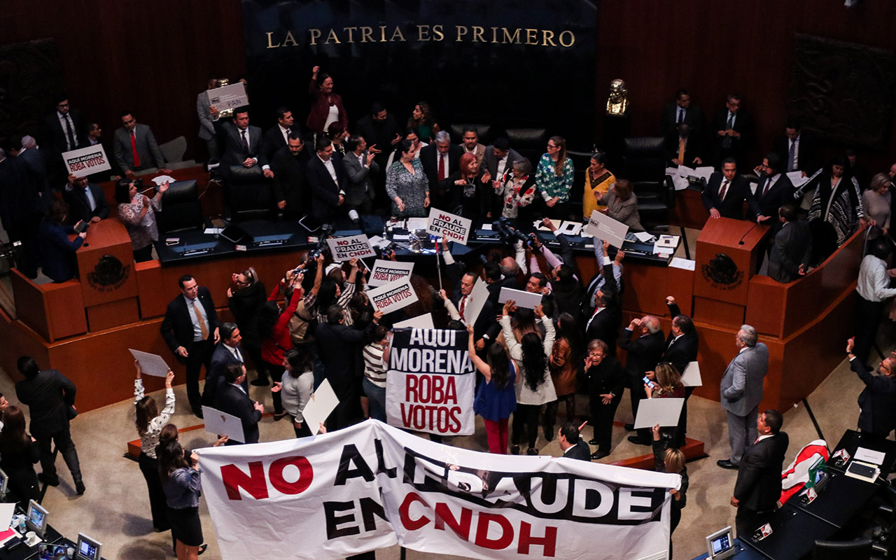 CNDH, AMLO, Rosario Piedra, fraude