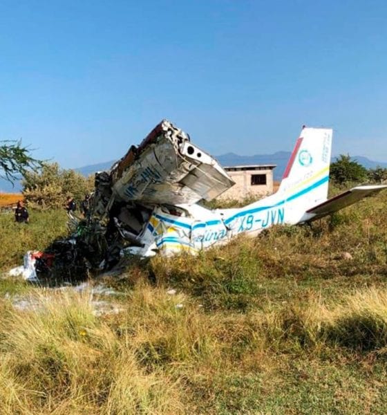 La avioneta sufrió el accidente aproximadamente a las 8:49 horas. Foto: Especial