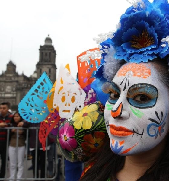 Celebración del Día de Muertos en el Zócalo/Foto: EFE