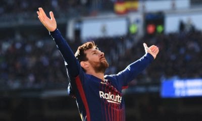 Le agrada a Messi ser goleador de LaLiga. Foto: Twitter