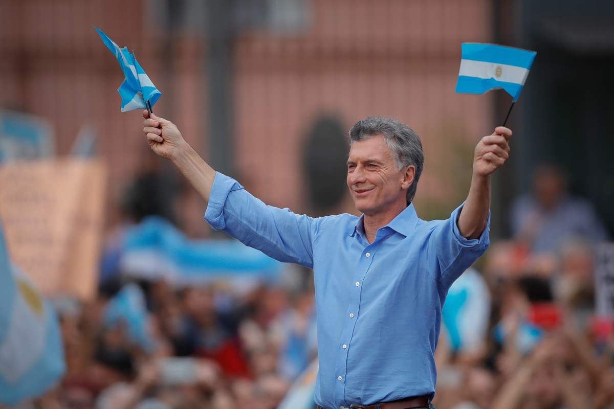 Mauricio Macri se despide de su electorado