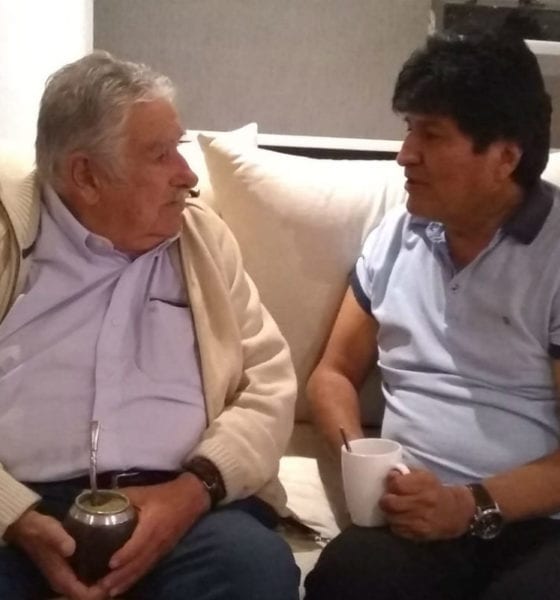 Mujica visita a Evo