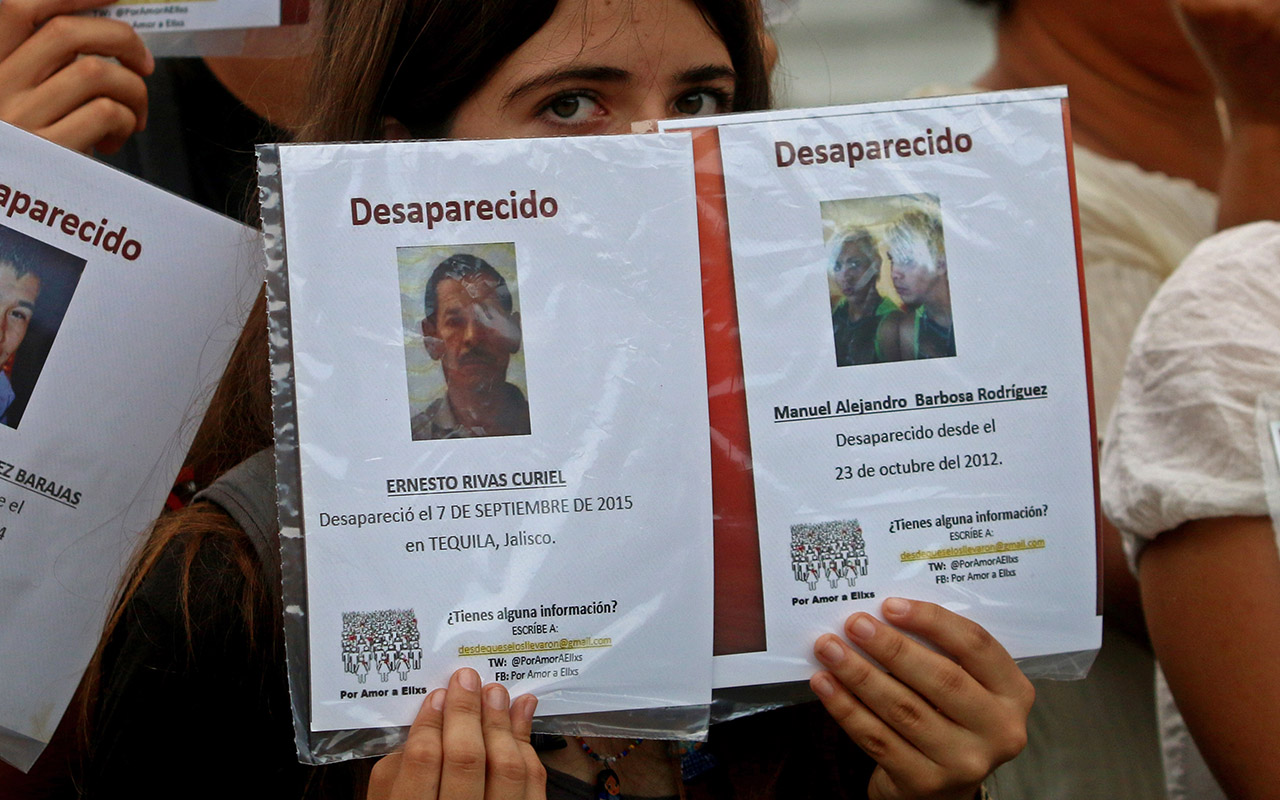 Jalisco encabeza lista de personas desapariciones