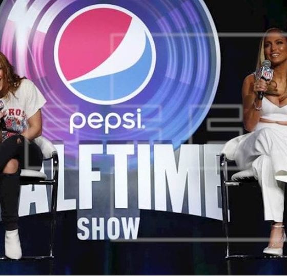 JLo y Shakira dan conferencia de prensa sobre el espectáculos del medio tiempo del Super Bowl
