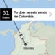 Uber dejará de operar en Colombia a partir del 1 de febrero