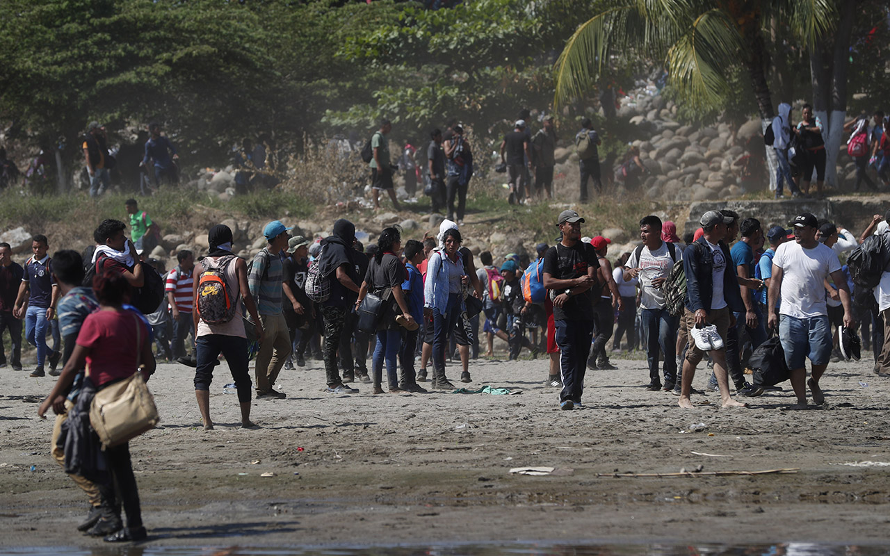 México descarta crisis migratoria por ingreso de caravana