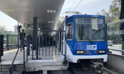 Reanuda servicio Tren Ligero, más rápido, de Taxqueña al Estadio Azteca