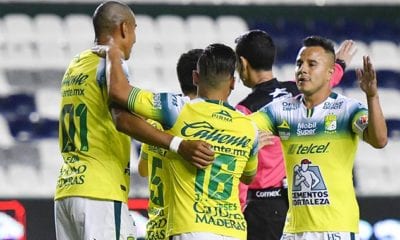 León le pegó a Pumas. Foto: Twitter