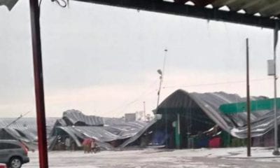 Fuerte granizada al oriente de la Ciudad de México.