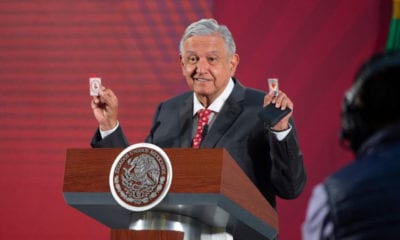 López Obrador conjuró al Coronavirus con dos amuletos