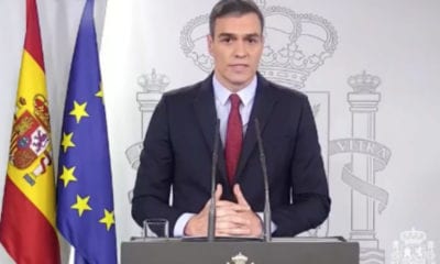 Pedro Sánchez, jefe del Gobierno español (Captura de video)