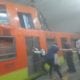 Chocan trenes en Metro Tacubaya