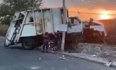 Reos de Morelos intentan fugarse dentro de camión de basura