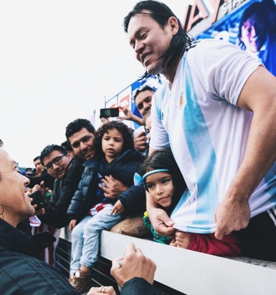 El "increíble" look de Matías Almeyda