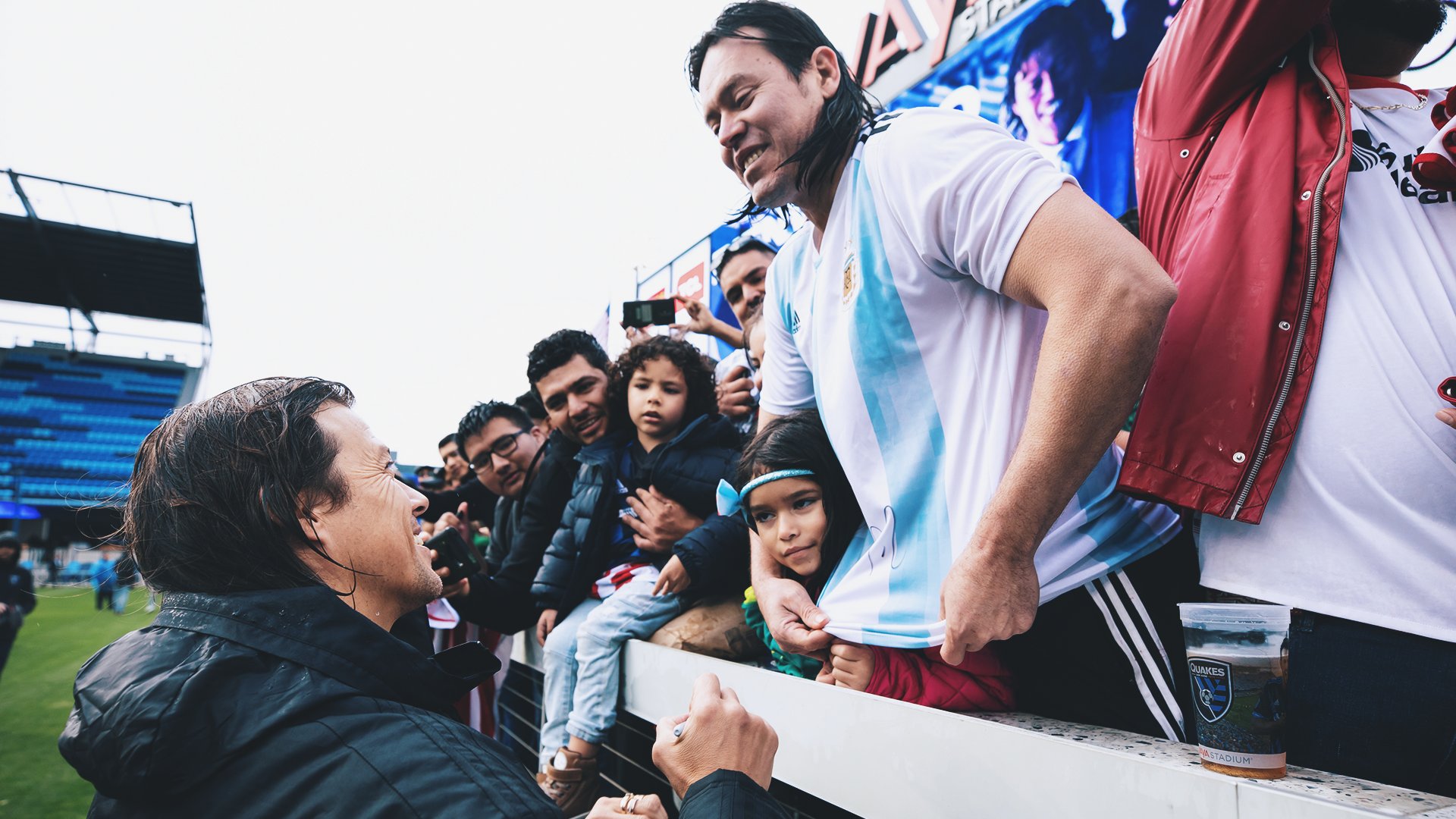 El "increíble" look de Matías Almeyda