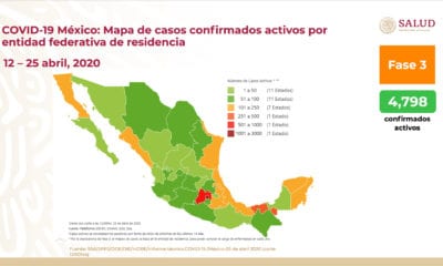 México presenta 13 mil 842 casos de Covid-19 y mil 305 defunciones