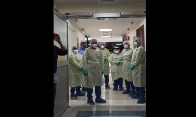 sacerdotes acudieron al hospital Médica Sur