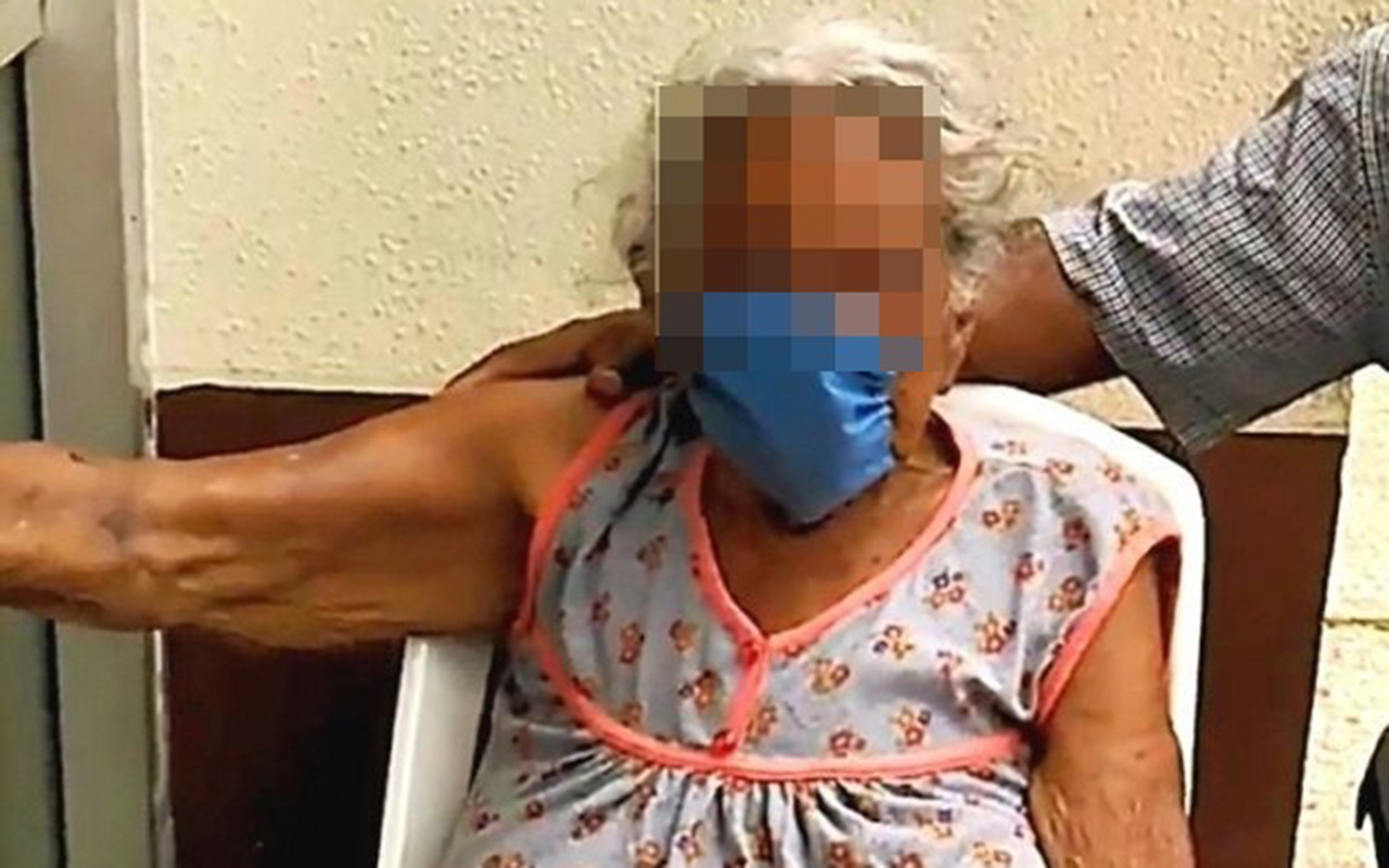 Abuelita de 102 años de edad supera enfermedad respiratoria