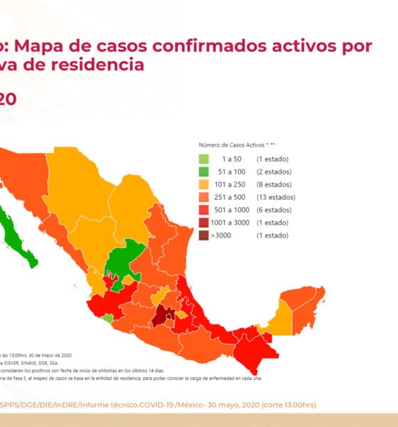 Nueve mil 799 muertos en México por Covid-19