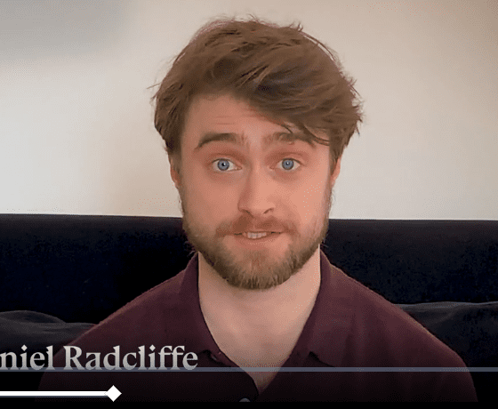 Daniel Radcliffe lectura de Harry Potter