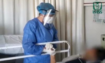 Enfermera canta a enfermos de Covid-19