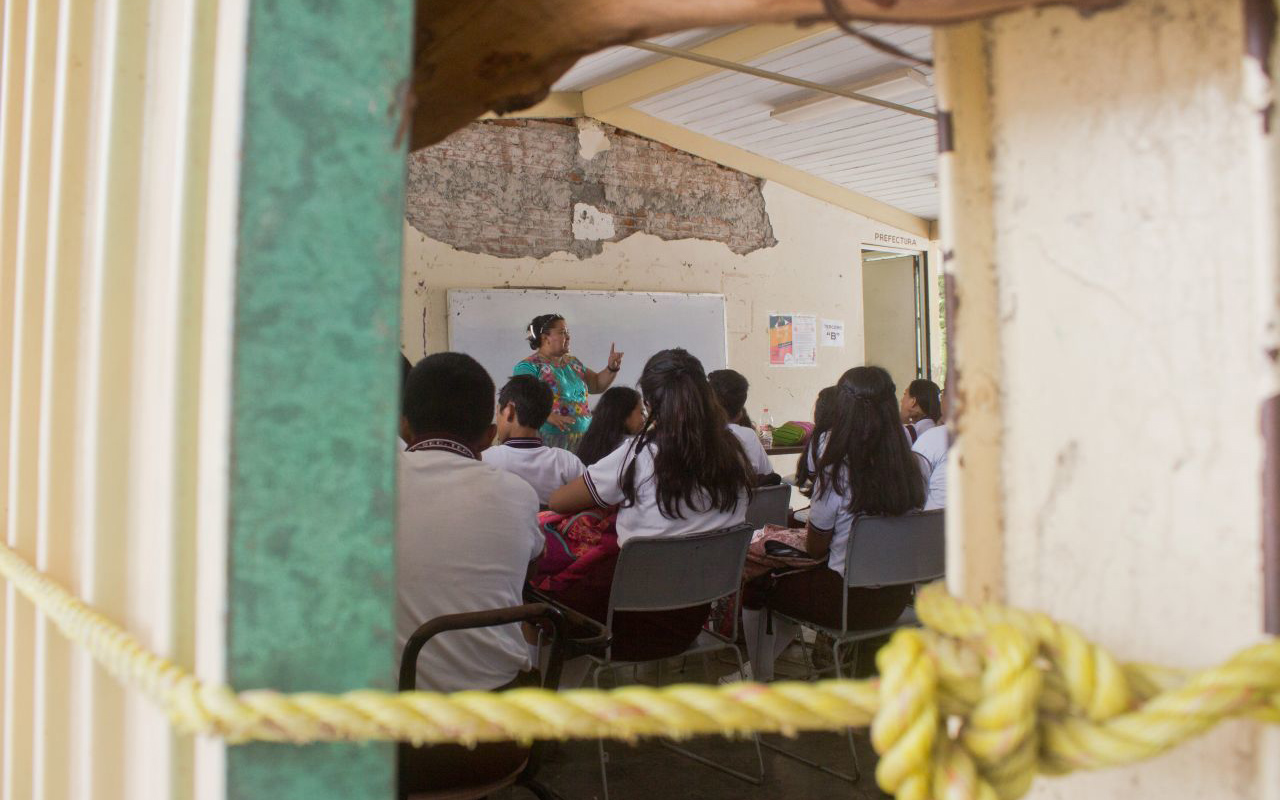 Hasta 500 mil pesos recibirán escuelas para remodelación