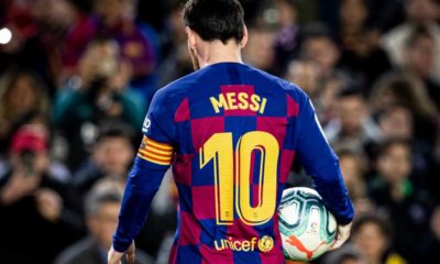Se lesiona Lionel Messi; trabajó separado del grupo. Foto: Twitter Barcelona