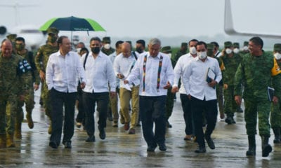 A López Obrador le llovió en Yucatán, pero no cancela gira