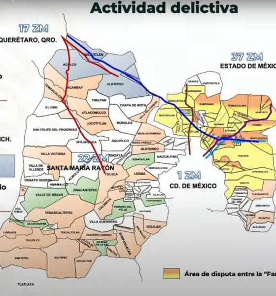 Cuatro cárteles se pelean la zona metropolitana del Valle de México