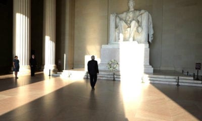 AMLO visita a Lincoln en Washington (Presidencia)