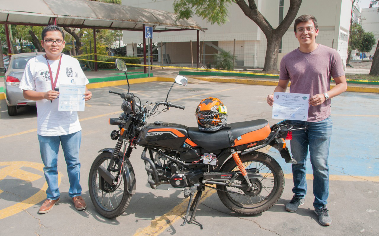 Diseñan politécnicos sistema antirrobo de motocicletas