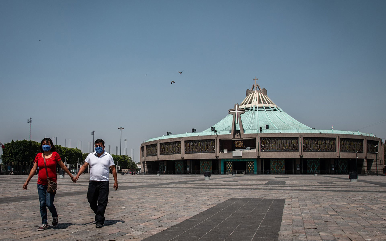 Verifican la Basílica de Guadalupe para un retorno a misas sin riesgo de contagio