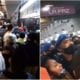 Covid-19 no asusta a usuarios del metro Pantitlán. Foto: Twitter