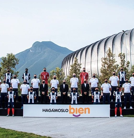 Monterrey se toma la foto oficial sin Hugo González. Foto: Twitter