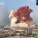 Fuerte explosión en Beirut (De Twitter)