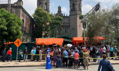 Fieles de San Judas Tadeo se dan cita en templo de San Hipólito